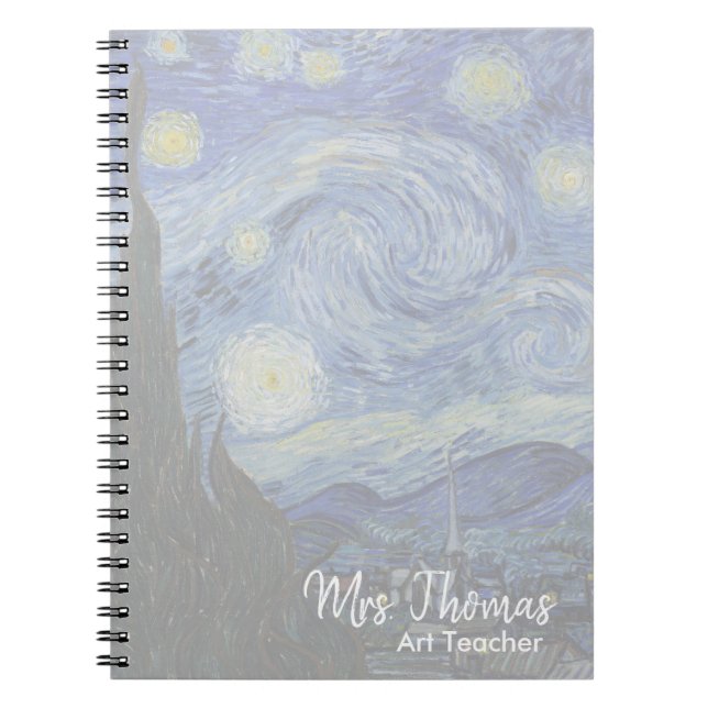 Starry Night Customised Notebook (Front)