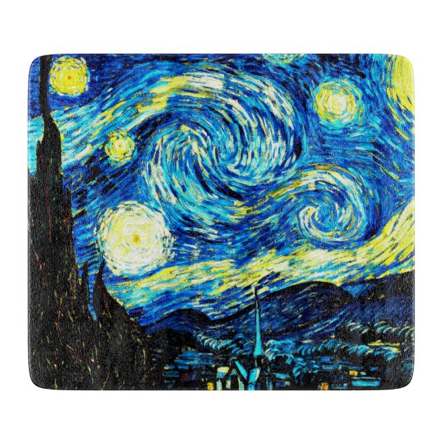 Starry Night Cutting Board (Front)