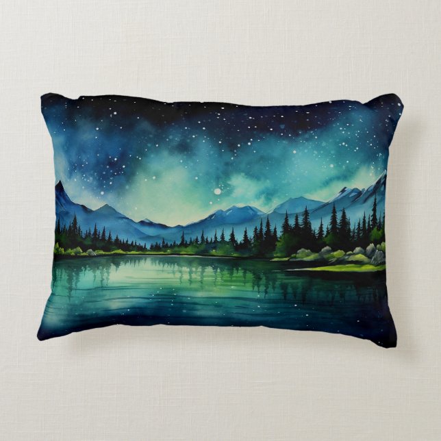 Starry Night Decorative Cushion (Back)