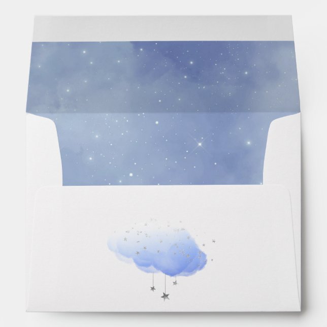 Starry Night Dreamy Cloud 9 Envelope (Back (Bottom))