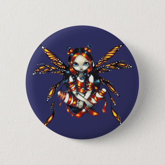 "Starry Night Fairy" Button (Front)