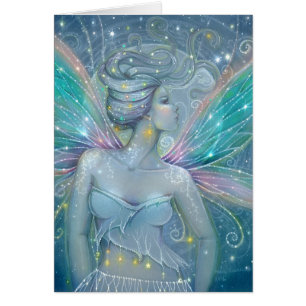Starry Night Fairy Fantasy Art by Molly Harrison
