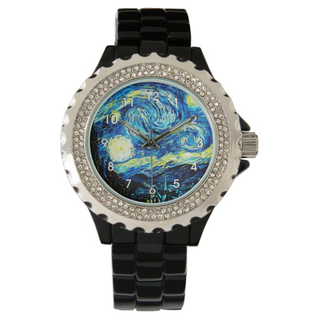 Starry Night, famous painting by Vincent van Gogh Watch (Front)