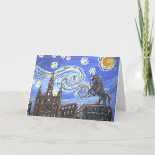 Starry Night French Quarter Card