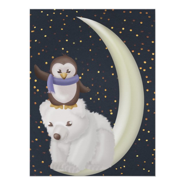 Starry Night Friends Poster (Front)