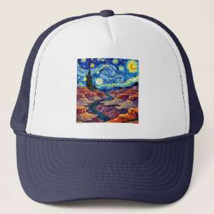 Starry Night Grand Canyon Arizona Trucker Hat