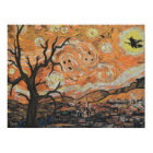 Starry Night Halloween Poster