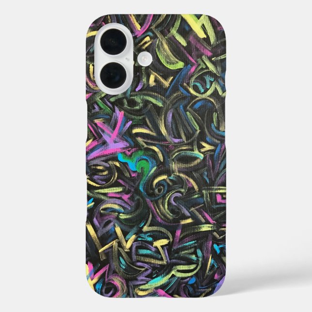 Starry Night-Hand Painted Abstract Art Case-Mate iPhone Case (Back)