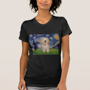 Starry Night - Havanese Puppy T-Shirt