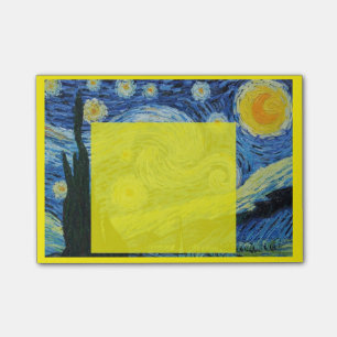 Starry Night in Yellow Post-it Post-it Notes