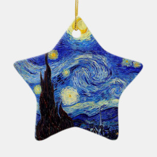 Starry Night Inspired Van Gogh Classic Products Ceramic Ornament