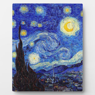 Starry Night  Inspired Van Gogh Classic Products Plaque