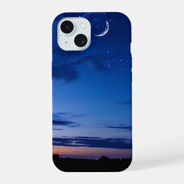 Starry Night iPhone 15 Case (Back)