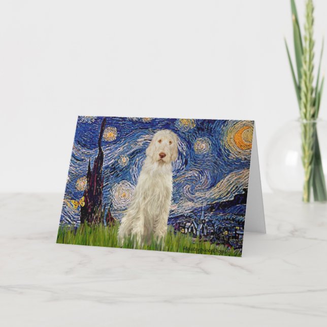Starry Night - Italian Spinone #12 Card (Front)