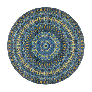 Starry Night Kaleidoscope 3 Cutting Board
