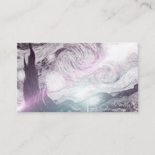 Starry Night Lights Business Card