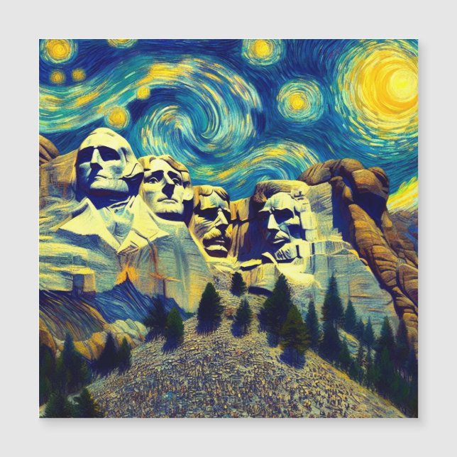 Starry Night Mt. Rushmore South Dakota (Front)