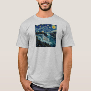 Starry Night Niagara Falls T-Shirt