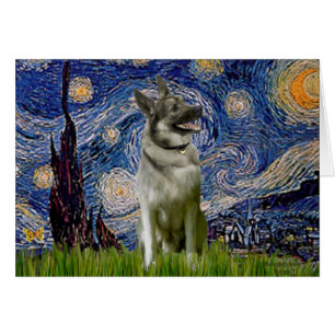Starry Night - Norwegian Elkhound