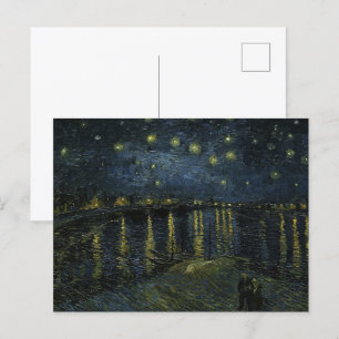 Starry Night on the Rhone by Van Gogh Postcard