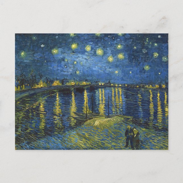 Starry Night on the Rhone by Vincent van Gogh Postcard (Front)