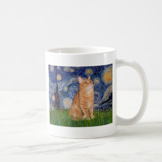 Starry Night - Orange Tabby 46 Coffee Mug