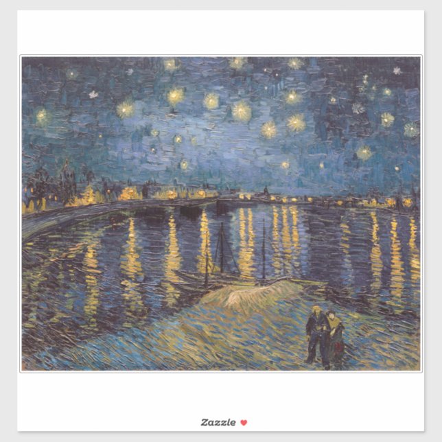 Starry Night Over Rhone River by Vincent Van Gogh (Sheet)