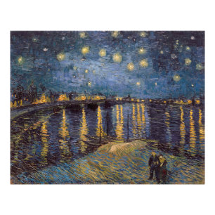 Starry Night Over Rhone River by Vincent Van Gogh Photo Print