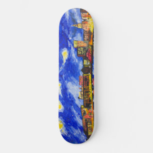 "Starry Night Over Savannah" by T.S. Tyre Skateboard