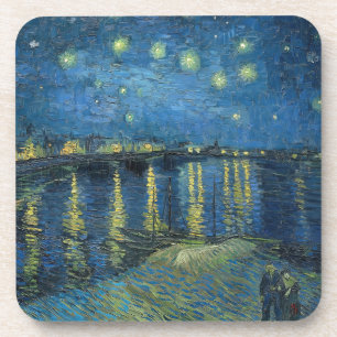 Starry Night Over the Rhone (1888) Vincent van Gog Coaster