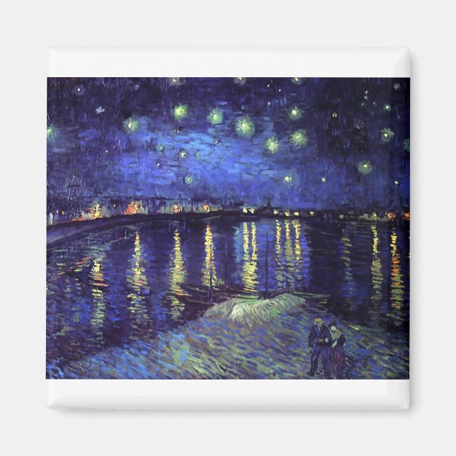 starry night over the rhone 1890 magnet (Front)