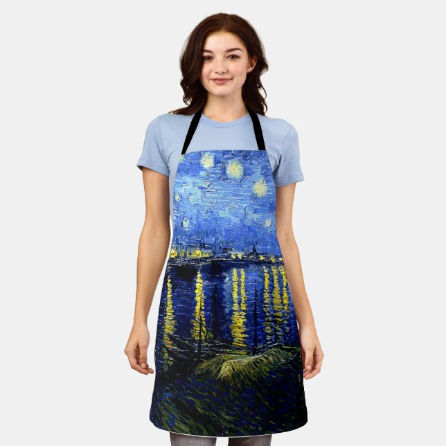 Starry Night over the Rhone Apron (Worn)