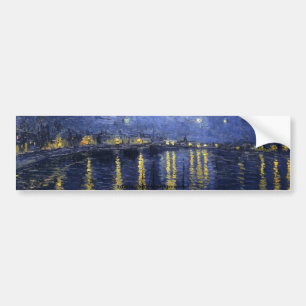 Starry Night Over the Rhone Bumper Sticker