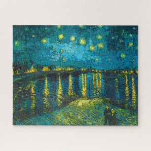 Starry Night Over the Rhone by After Van Gogh Jigsaw Puzzle