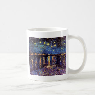 Starry night over the Rhone by Van Gogh Coffee Mug