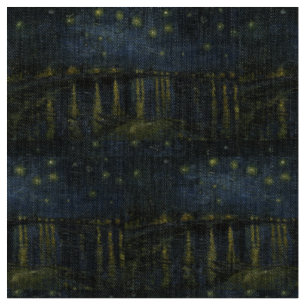Starry Night Over the Rhone by Van Gogh Fabric