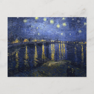Starry Night Over The Rhone by Van Gogh Postcard