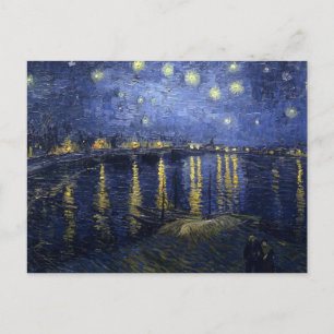 Starry Night Over the Rhone by Van Gogh Postcard