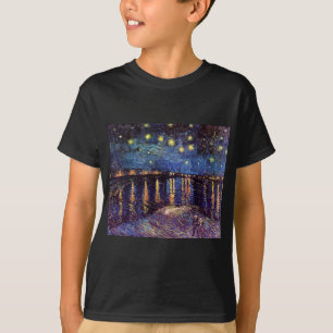 Starry night over the Rhone by Van Gogh T-Shirt