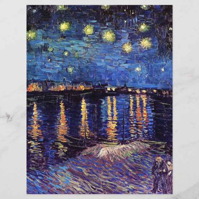 Starry Night over the Rhone, by Vincent van Gogh. (Front)
