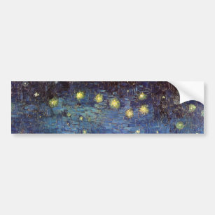 Starry Night Over the Rhone by Vincent van Gogh Bumper Sticker