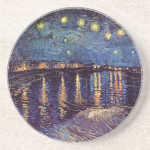 Starry Night Over the Rhone by Vincent van Gogh Coaster