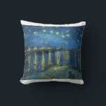 Starry Night Over the Rhone by Vincent van Gogh Cushion<br><div class="desc">Vincent Willem van Gogh (Dutch: [ˈvɪnsɛnt ˈʋɪləɱ vɑŋ ˈɣɔx] (listen);[note 1] 30 March 1853 – 29 July 1890) was a Dutch Post-Impressionist painter who posthumously became one of the most famous and influential figures in the history of Western art. In a decade, he created about 2, 100 artworks, including around...</div>