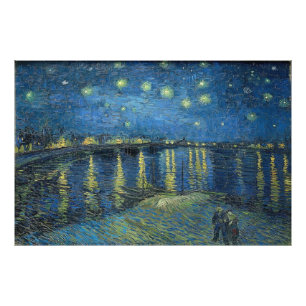 Starry Night Over the Rhone by Vincent van Gogh Photo Print