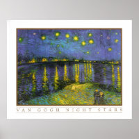 Starry Night Over the Rhone by Vincent Van Gogh