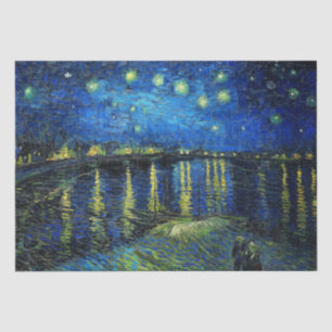 Starry Night Over the Rhone by Vincent Van Gogh Tissue Paper