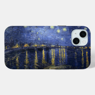 Starry Night Over the Rhone iPhone 15 Mini Case