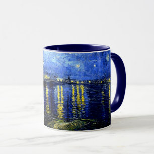 Starry Night over the Rhone, famous painting Mug