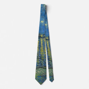 Starry Night Over the Rhone Neck Tie