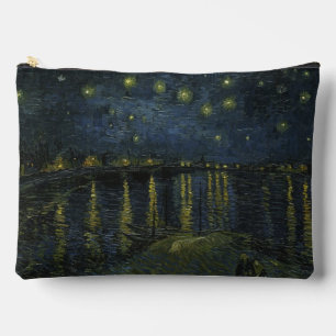 Starry Night Over the Rhône, oil painting Van Gogh Accessory Pouch